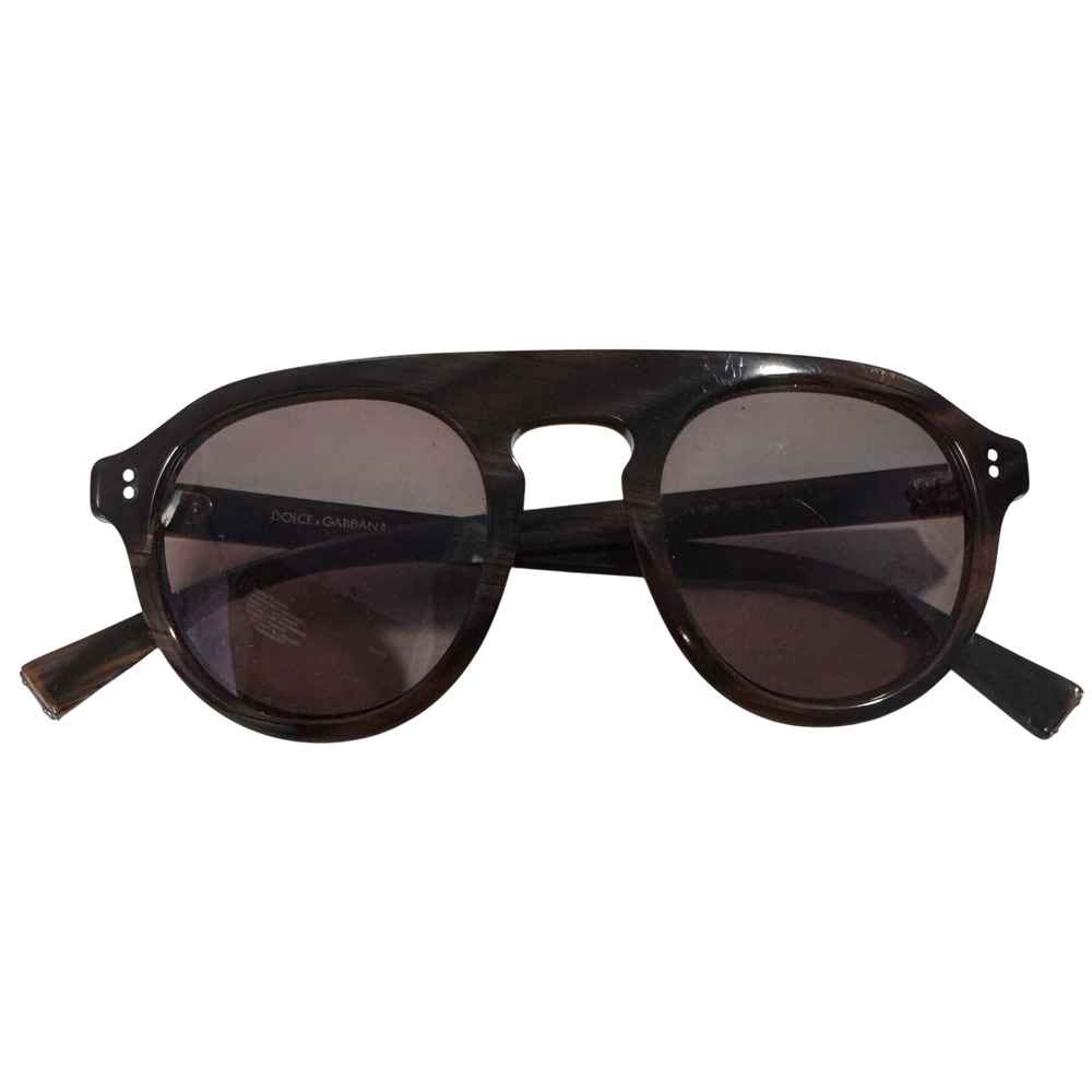 Dolce Gabbana Sunglasses Dark Tortois Shell Acetate Square Frame 13/4R 50 23 145